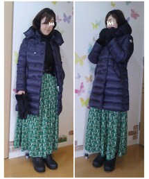 リアルコーデver. | リアルはロングダウンとスノーブーツ💡ガッチリ着込んでも寒い(その他)