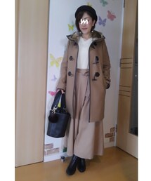 リアルアウターver. | リアルコーデはロングカーディガンの代わりにコートで❤(その他)