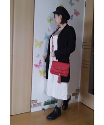 カーデ着用ver. | ロングカーデを着て🎵リアルコーデではショートダウン着ました☆(その他)