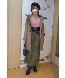 リアルアウターver. | ベージュダッフルでもボヤッとせずに着れた✨優秀アウター❤(その他)