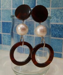 Handmade | 2017春自作ピアス☆今季流行りの形をマネて✨(ピアス(両耳用))