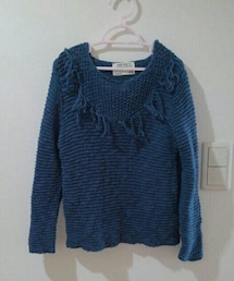 ZARA GIRL's | フリンジニット　娘:６(116cm)、母:13-14(164cm)☆2015年購入(ニット/セーター)