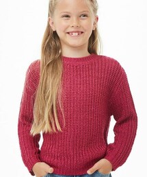 FOREVER 21 | ラウンドネックリブニット/娘9-10、母13-14/1271円(ニット/セーター)