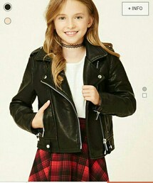 FOREVER 21 | サイズ：7-8へサイズアップ←5-6☆3990円(ライダースジャケット)