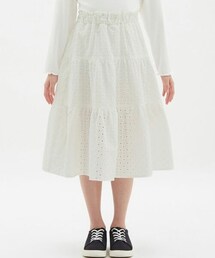 GU | レースティアードスカート★サイズ130☆1490円(スカート)