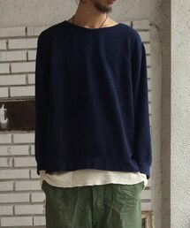 USED | USED POLYESTER COTTON BOX SWEAT(スウェット)
