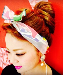 アルファベットデザインヘッドアクセ(ヘアバンド)