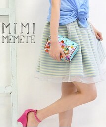 MIMI MEMETE | ボーダーチュールスカート(スカート)