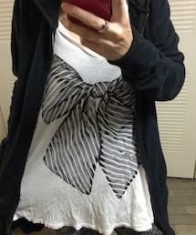 Lauren Moshi | リボンプリントT✯(Tシャツ/カットソー)