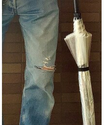 2本の骨が折れてる傘 | 長傘