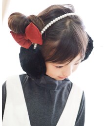 DAISO | パールがかわいいとねだられました(イヤーマフ)