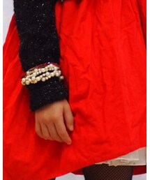 ZARA | 2連パールのヘアバンドをぐるぐるっと巻いて(アクセサリー)