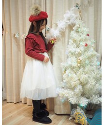 BREEZE | 白のチュールはクリスマスっぽい(スカート)