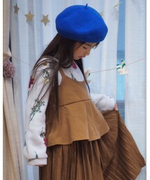 petit main | ブルーグレー   あったかい生地(Tシャツ/カットソー)