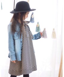 How to Kiss a Frog | ハートの総柄。インポートブランドでとてもふんわり。(ワンピース)