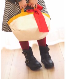 GU | バッグはハンドメイド作家さんの。リボンは手芸用（笑）(ブーツ)