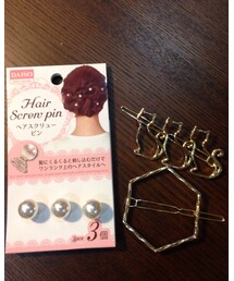 DAISO | 星型も買いました さらさらの髪だとずるっと落ちるよ(笑)(バレッタ/ヘアクリップ)