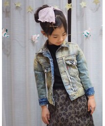 UNIQLO | プリーツのあるでかリボンかわいい(Tシャツ/カットソー)