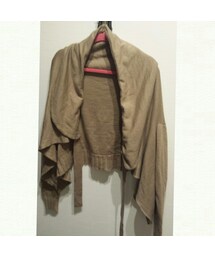 E hyphen world gallery | 変形ニットカーディガン(カーディガン/ボレロ)