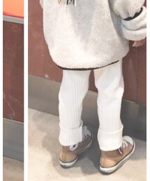 hamomisi | hamomisiさんで買ったribribレギンス♡身長105に120履いてます(レギンス/スパッツ)