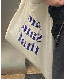 shesaidthat | トートバッグ