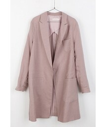 リネン混紡コート(テーラードジャケット)