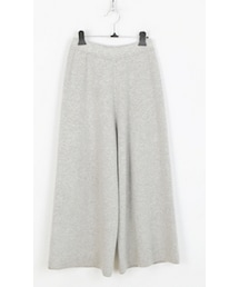 ウールxカシミアソフトニットパンツ(その他パンツ)
