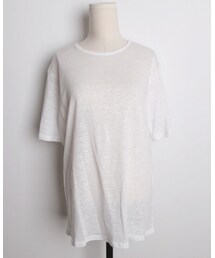 デイリー無地リネンTシャツ(Tシャツ/カットソー)