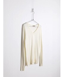 holicholic | シンプルVネックニットプルオーバー(Tシャツ/カットソー)