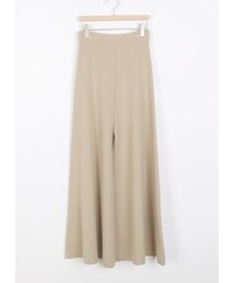 holicholic | ゴムウエストニットワイドパンツ(スラックス)