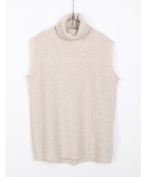 holicholic | スリット入りタートルネックニットベスト(ニット/セーター)