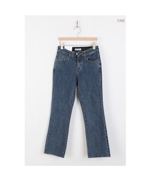 セミブーツカットデニムパンツ(デニムパンツ)