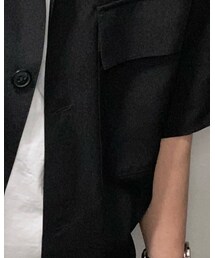 GU | ドライダブルポケットオープンカラーシャツ(シャツ/ブラウス)