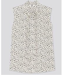 UNIQLO | プリントボウタイブラウス(シャツ/ブラウス)