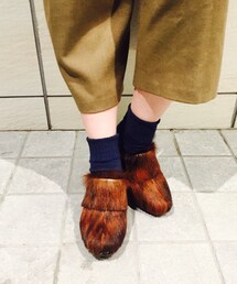 BOSABO | ファーのサボサンダル(サンダル)