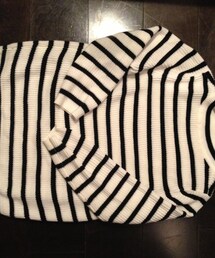 ボーダーニットトップス(ニット/セーター)