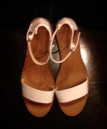 ZARA | ホワイトサンダル(パンプス)