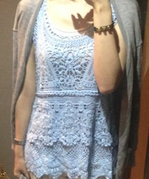 dholic | 鍵編みトップス(タンクトップ)