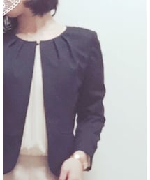 TRUDEA | ノーカラージャケット