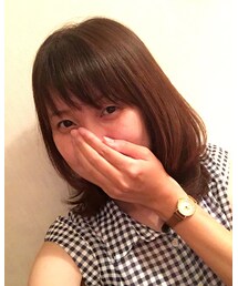 髪型 | これからデートって話したら髪巻いてくれた◎(その他)
