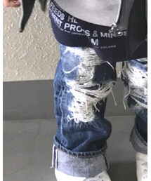 DENIM DUNGAREE | デニムパンツ
