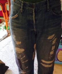 JOURNAL STANDARD | ダメージパッチワークパンツ(デニムパンツ)