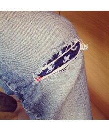 直したジーパン。(デニムパンツ)