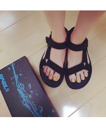 旦那と兼用。(サンダル)