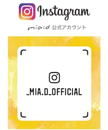 mia:d 新作情報はインスタにて🐤 | その他