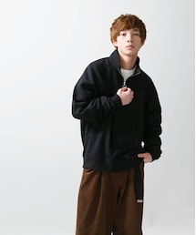 WEGO | WEGO/ハーフZIPハイネックプルオーバースウェット(スウェット)
