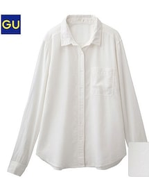 GU | リネンブレンドシャツ(シャツ/ブラウス)