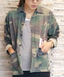 UNKNOWN. | Oversized vintage outer(ミリタリージャケット)