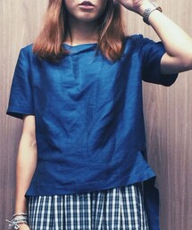 UNKNOWN. | 2way linen top(トップス)