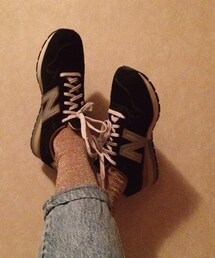 NEW BALANCE | NB black x gold (スニーカー)